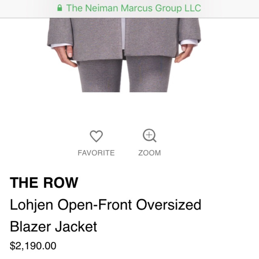NEW THE ROW Lohjen Melange Blazer Jacket 4 - Picture 4 of 8